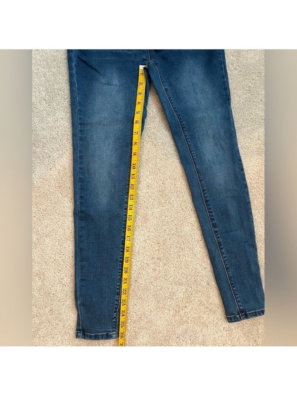 Wax Jean Blue Faded Skinny Denim - Picture 7 of 7